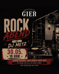 Rock Abend mit DJ Metz